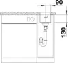 BLANCO ANDANO 180-U, Schrankwaschbecken, Edelstahl, Produktbild-Vorschau 7