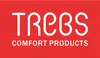 The image shows the Trebs logo and text on a red background. Voir les images du produit
