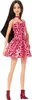 Bambola Barbie Fashionistas Bruna con Abito Leopardato Rosa Anteprima dell’immagine prodotto 4