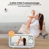 HD chůvička s 4palcovým displejem a 2 kamerami, video Náhled obrázku produktu 9