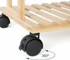 Relaxdays Servierwagen, Bambus & MDF, Küchenwagen mit 4 Produktbild-Vorschau 7