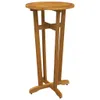 The Living Store Garten-Bartisch Ø60x105 cm Massivholz Produktbild-Vorschau 2