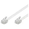 Telefonkabel (Modularkabel), weiß Kupferkaschierter Produktbild-Vorschau 4