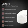 Grillx Voskový papier na hamburgery – 250 ks – Ø 11,3 cm – Náhľad obrázku produktu 2