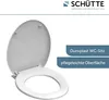 Sedile per WC SCHÜTTE BIANCO Duroplast Anteprima dell’immagine prodotto 4
