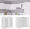 vidaXL Wisząca szklana szafka Lyon White 60x31x60 cm Podgląd zdjęcia produktu 2