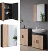 Armoire de toilette Vicco Irma Anthracite/chêne doré Voir les images du produit 2