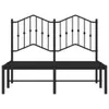 Bettgestell mit Kopfteil Metall Schwarz 120x190 cm Produktbild-Vorschau 4
