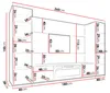 MIRJAN24 Wohnwand Deromi V, Wohnzimmer Möbel Set, mit Produktbild-Vorschau 6
