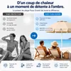 Fleau Goods Parasol de plage - Parasol plage/jardin  Voir les images du produit 2