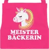Kinderschürze Einhorn Meisterbäckerin Backschürze Geschenk Produktbild-Vorschau 1