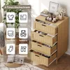 UnboxG Comò con 4 cassetti, comò in legno massello color Anteprima dell’immagine prodotto 6