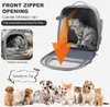 Haustier Katzen Rucksack Hunderucksack mit Transparentes Produktbild-Vorschau 3
