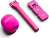 A pink Rode Wireless GO Gen 3 Interview Set is laid out on a white background. Náhľad obrázku produktu