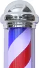 Barbierstab klassisch weiß blau rot Barber Pole 75cm Produktbild-Vorschau 4
