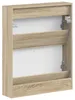 vidaXL Wandmontierter Schuhschrank HAARLEM 71 x 17 x 86 cm Produktbild-Vorschau 5