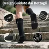 Calzini Ciclismo Uomo Donna, Calze Trekking Spugna 2 Paia, Anteprima dell’immagine prodotto 3