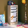sweeek - Kindermöbel mit 4 Aufbewahrungsfächern - Natur Produktbild-Vorschau 4