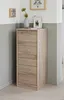 Armoire à dossiers Ludik avec fermeture - chêne Voir les images du produit 3