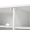 Merax TV Lowboar con 4 ante e ripiani, mobile TV con spazio Anteprima dell’immagine prodotto 13