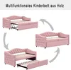 MODFU Ausziehbares Schlafsofa 90x200cm/180x200cm mit Produktbild-Vorschau 4