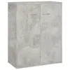 vidaXL Sideboard gris béton 60x30x75 cm Bois composite Voir les images du produit 2