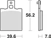 TRW LUCAS Bremsbelagsatz MCB075 350 GTV  125 MX RS50 LM Produktbild-Vorschau 3