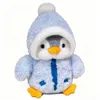Plüsch Pinguin 25cm – Niedlicher Pinguin mit Fleece Jacke & Produktbild-Vorschau 1