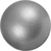 A gray exercise ball with concentric circles on its surface, isolated on a white background. Náhľad obrázku produktu