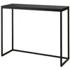 Furneo | Konsolentisch - 100 cm - Schwarz matt - Elegantes Produktbild-Vorschau 1