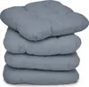 4er Set Beautissu Lisa Stuhlkissen 40x40x8 cm Produktbild-Vorschau 1