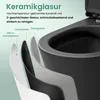 Mai & Mai Hänge WC Schwarz matt mit Softclose Sitz  | Wand Produktbild-Vorschau 4