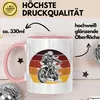 Motorrad Dirt-Bike Vintage Retro Tasse Geschenk Produktbild-Vorschau 3