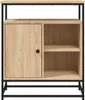 vidaXL Príborník Sonoma dub 69 x 35 x 80 cm materiál na Náhľad obrázku produktu 4