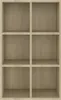 vidaXL Regał/szafka boczna dąb sonoma 66x30x98 cm Materiał Podgląd zdjęcia produktu 13