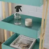 Relaxdays Servierwagen, Bambus & MDF, Küchenwagen mit 4 Produktbild-Vorschau 5