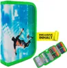 itenga Schüler-Etui Mäppchen Fussball 28 teilig 1-Zipper Produktbild-Vorschau 8