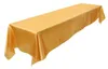 Rechthoekige tafelkleed, polyester, 149 x 322 cm, goud, Productafbeelding-voorbeeld 3