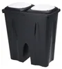 Duo Abfalleimer Mülleimer Mülltonne Mülltrenner Deckel 2x Produktbild-Vorschau 4