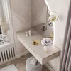 A modern vanity table with a mirror and stool in a well-lit room. Náhľad obrázku produktu
