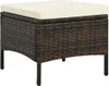 vidaXL Ensemble canapé de jardin 7 pièces poly rotin brun Voir les images du produit 5