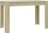 A simple, clear product shot of a wooden dining table against a white background. Anteprima dell’immagine prodotto