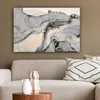 OneMillionCanvasses® - Plátno - Mramor - Zlatá - Šedá, Náhled obrázku produktu 5