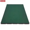 A single green rubber mat with a textured surface, shown from a diagonal angle on a white background. The logo 'Floordirekt' is visible in the top left corner. Produktbild-Vorschau