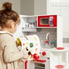 SPIELWERK® Kinder Küche mit Sound Holz Zubehör 38tlg Produktbild-Vorschau 3