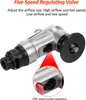 A close-up marketing image of a pneumatic tool with text overlays highlighting its features. Náhled obrázku produktu