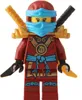 A LEGO Ninjago Nya minifigure with two katanas. Anteprima dell’immagine prodotto
