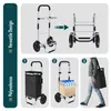 VOUNOT® 2 Räder Einkaufstrolley Klappbar mit 50L Produktbild-Vorschau 5