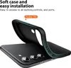 A black phone case is shown bent over a black smartphone, highlighting its flexibility and ease of installation. Náhľad obrázku produktu