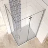 120(Falttür)x80(Drehtür)x195cm Nano ESG Drehtür Falttür Produktbild-Vorschau 3